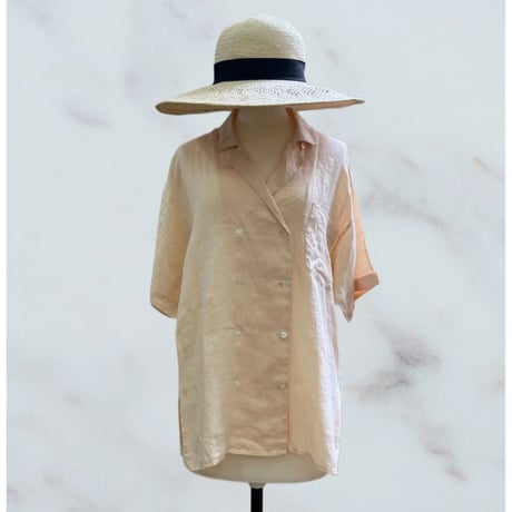 80's～ Penny Black Linen SS Shirt Jacket ITALY製
