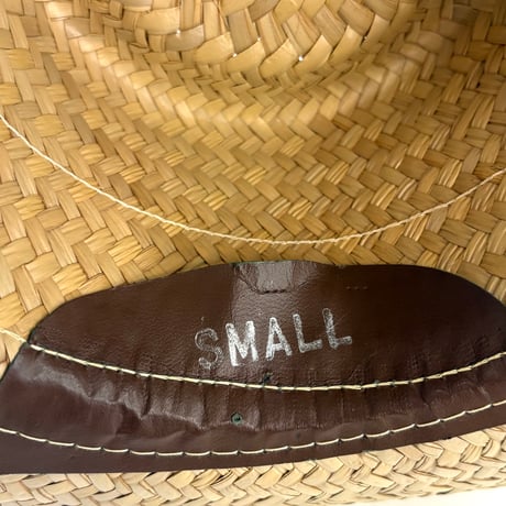 "Rare" 70's～80's Budweiser Straw Hat Sサイズ