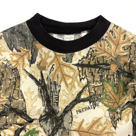 90's Predator Camouflage LS Pocket Tee XLサイズ USA製