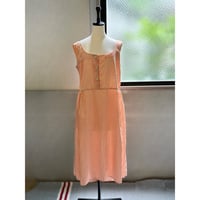 90's unknown Back Ribbon Stripe One Piece