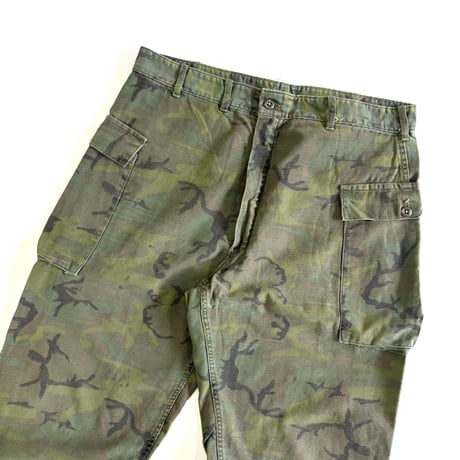 60's "M-43 Type" Civilian Leaf Camo Trousers (fits W35)
