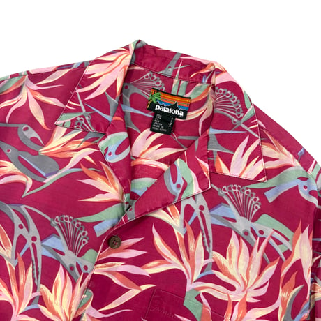 80's Patagonia "Pataloha" "Birds of Paradise" Rayon Shirt Sサイズ