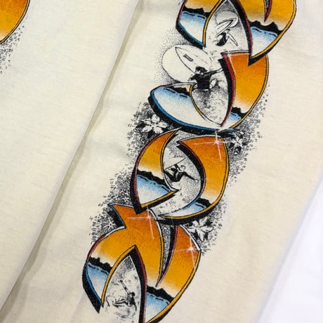 80's～ RON JON "4面" LS Pocket Tee XLサイズ USA製
