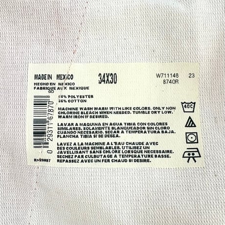 "Rare" "NOS～" 90's Dickies 874 Work Pants W34 Mexico製