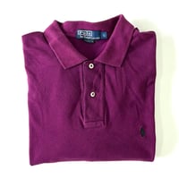 90's～ Polo Ralph Lauren "鹿の子" LS Polo Shirt Lサイズ