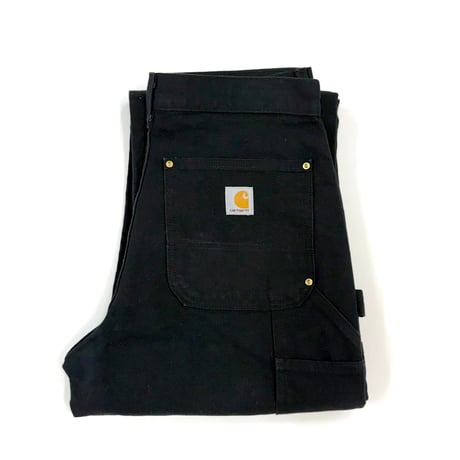 "NOS" Carhartt "Black" "Double Knee" Duck Painter Pants W31 USA製