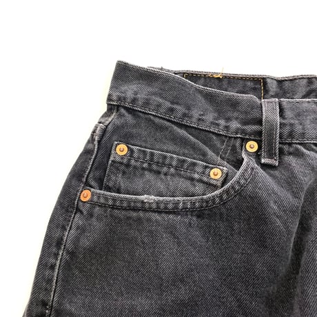 90's Levi's 505 "Super Black" Denim Pants 32×30 USA製