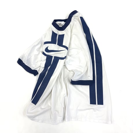 "Big Size" 90's NIKE "両面" リンガー Tシャツ XLサイズ USA製