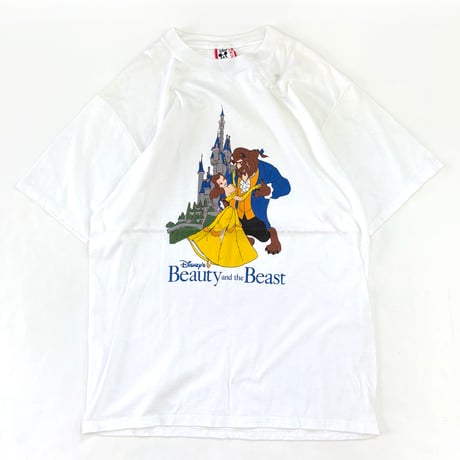 90's Disney "Beauty and the Beast" Tシャツ Lサイズ USA製