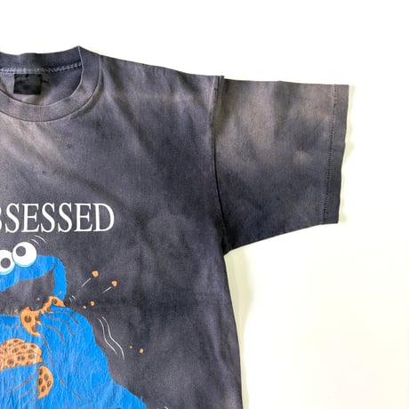 "Super Black Fade" 90's Changes "Cookie Monster" "CK Parody" Tシャツ XLサイズ