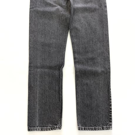 90's Levi's 505 "先染め" Black Denim Pants W33 USA製