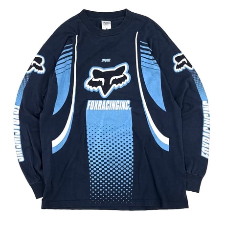 90's～ Fox Racing "両袖" LS Tシャツ Lサイズ