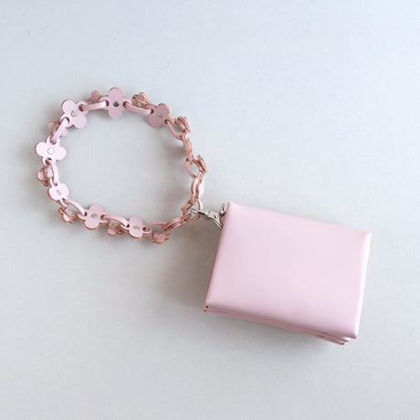 [花冠] フラワー ミニウォレット ピンク / [flower crown] flower mini wallet #pink