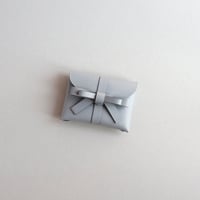 [ sou series] リボンカードケース＃ストーングレー / ribbon card case #stone gray