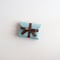 [ sou series] リボンカードケース＃スモーキーミントxブラウン / ribbon card case #smoky mint x brown