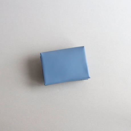 [花圃] フラワー ミニウォレット グレイブルーxピンク / [flower garden] flower mini wallet #grayblue x pink