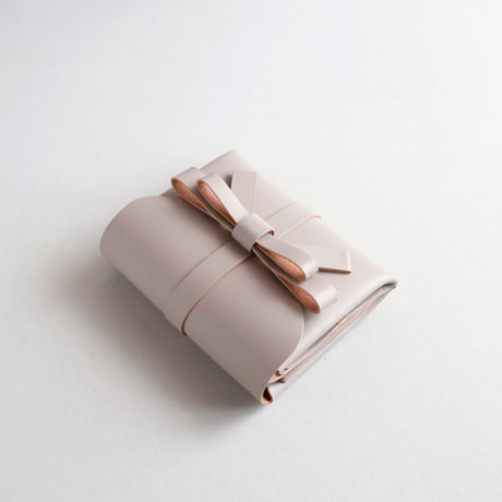 [sou series]  リボン ショートウォレット グレージュ/ ribbon short wallet #greige