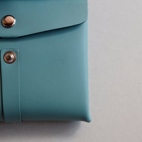 [archive] 汚れあり リボン ショートウォレット スモーキーミント / ribbon short wallet #smoky mint
