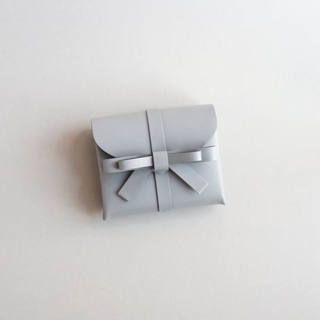 [sou series]  リボン ショートウォレット ストーングレー/ ribbon short wallet #stone gray