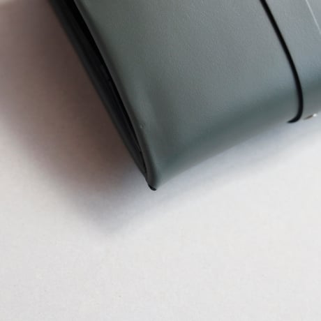 [archive] 色ムラ・跡あり　リボン ショートウォレット カーキ/ ribbon short wallet khaki