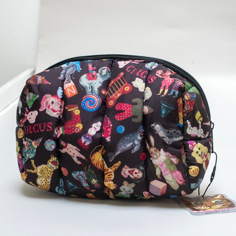 Nathalie Lété　 Quilted Box Pouch - Circus