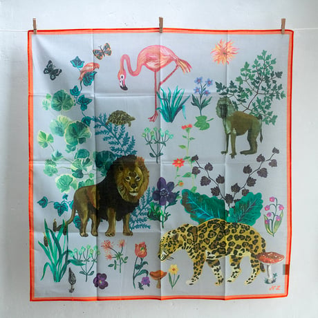 Nathalie Lété　Large Handkerchief　Jungle
