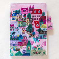yumi kitagishi x Hobonichi Techo "Shiro Neko Village" [Cousin Size (A5)] Planner2027 + Cover Set
