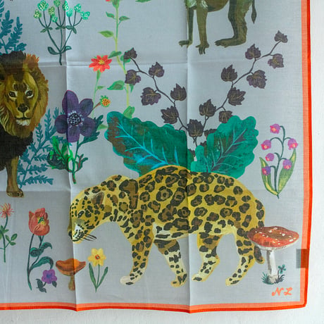 Nathalie Lété　Large Handkerchief　Jungle