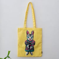 Nathalie Lété　Rectangle Tote Bag - BLANCHE