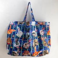 Nathalie Lete Pocketable Bag, Rabbits