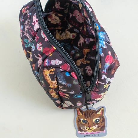 Nathalie Lété　 Quilted Box Pouch - Circus