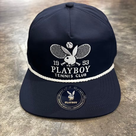 USA買付　Playboy Tennis Club 5 Panel Rope Cap – NAVY　 US-81