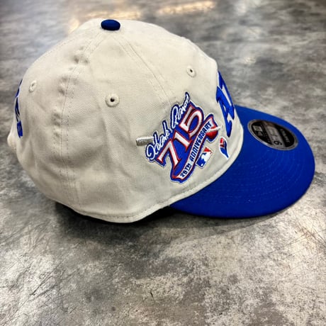 USA買付　NEW ERA 9FIFTY RETRO CROWN ATLANTA BRAVES MULTI LOGO 75TH  CREAM / ROYAL BLUE　NEWERA-116
