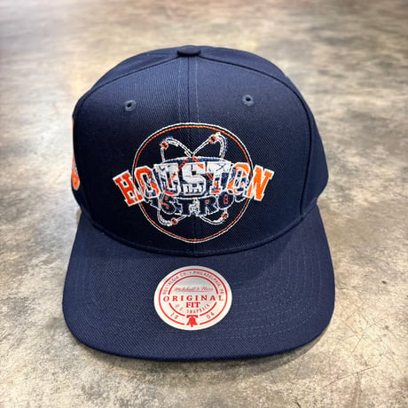 USA買付　Mitchell & Ness HOUSTON ASTROS COOPERSTOWN COLLECTION LEAGUE PATCH  NAVY　M-35