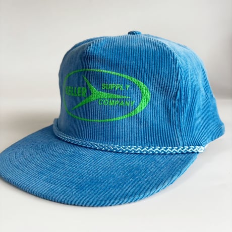 USA買付　VINTAGE KELLER SUPPLY COMPANY CORDUROY CAP – BLUE　　GV-25