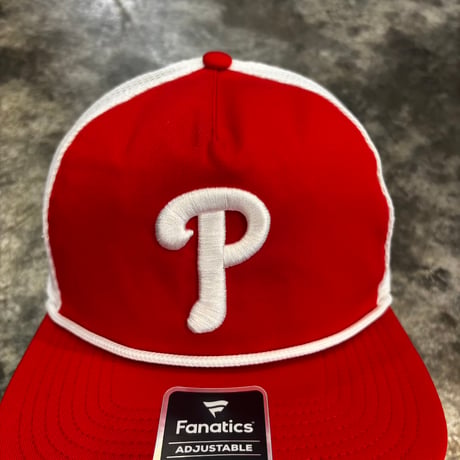 USA買付 PHILADELPHIA PHILLIES FANATICS FUNDAMENTAL FOAM FRONT MESH SNAPBACK CAP – RED / WHITE　US-90
