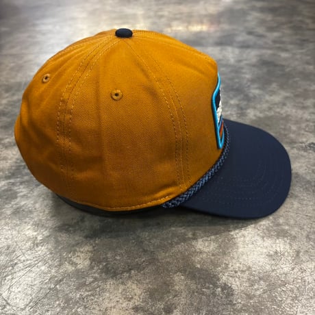 USA買付　AMERICAN NEEDLE Ford Bronco Rope Snapback Cap – Mustard/Navy　AN-31
