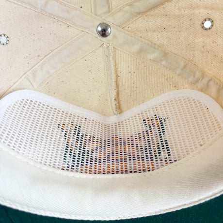 1998 TERRA AG EXPO EMBROIDERED SNAPBACK CAP / NATURAL × GREEN   GV-62