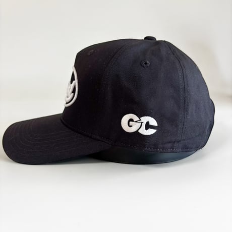 GC-GOOD 3D OVAL LOGO A-FRAME CAP  – BLACK/WHITE M/L-L/XLSIZE GC-53