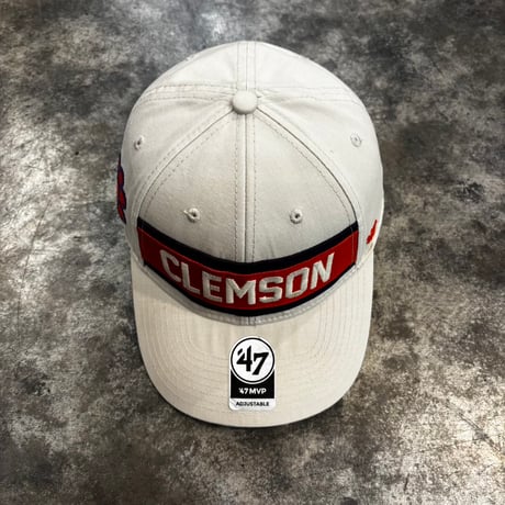 USA買付 CLEMSON TIGERS ’47 CROSSROAD MVP ADJUSTABLE CAP – CREAM　US-92