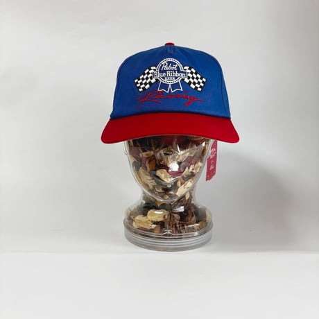 USA買付　AMERICAN NEEDLE × Pabst Blue Ribbon Racing Cap – Blue/Red　AN-28
