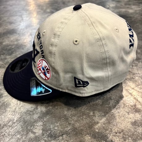USA買付　NEW ERA 9FIFTY RETRO CROWN NEW YORK YANKEES COOPERSTOWN MULTI LOGO CREAM / NAVY　NEWERA-118
