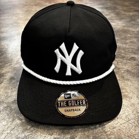 USA買付  NEW ERA THE GOLFER NEW YORK YANKEES SNAPBACK CAP / BLACK　NEWERA-110