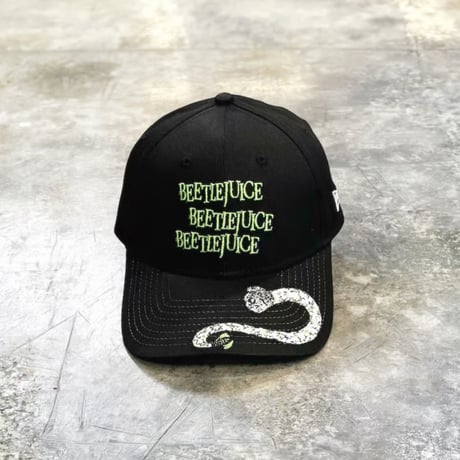 USA買付　NEW ERA Beetlejuice 9FORTY Adjustable Cap – Black　NEWERA-96