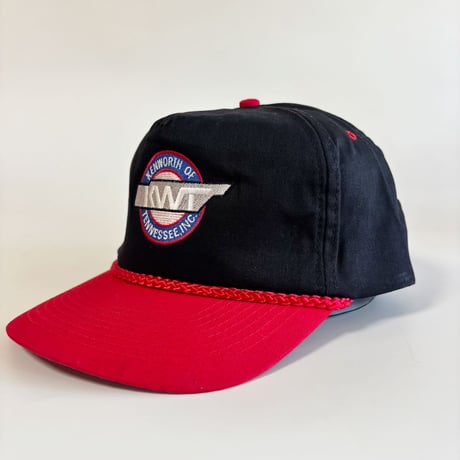 KENWORTH OF TENNESSEE KWT TWO-TONE ROPE SNAPBACK CAP / BLACK × RED　 GV-42