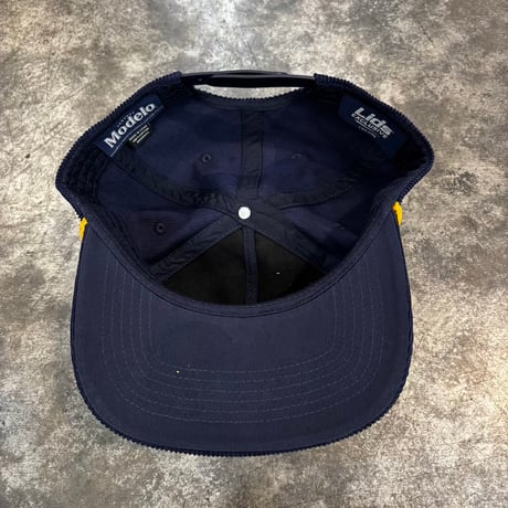 USA買付 MODELO CORDUROY ROPE GOLF SNAPBACK CAP NAVY　US-95