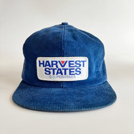 HARVEST STATES COOPERATIVES CORDUROY SNAPBACK CAP / BLUE  GV-57