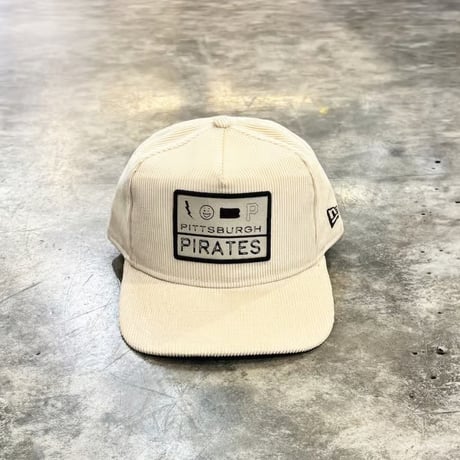 USA買付　NEW ERA THE GOLFER PITTSBURGH PIRATES SUMMER ESSENTIAL CORDUROY IVORY　NEWERA-120