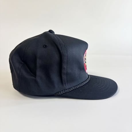 KANSAS STATE ASSOC. FIRE CHIEFS ROPE SNAPBACK CAP / BLACK  GV-39