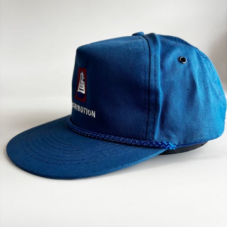USA買付　VINTAGE DISTRIBUTION LOGO ROPE SNAPBACK CAP – BLUE　　GV-23